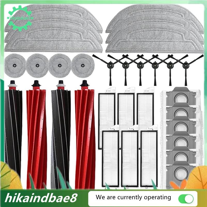  [hIkAi] 34 PCS for Roborock S8 MaxV Ultra Robot Vacuum Parts Roller Bildidee 