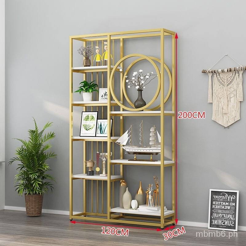 New Iron Hollow Partition Storage Rack Hallway Floor Multi-Layer ...