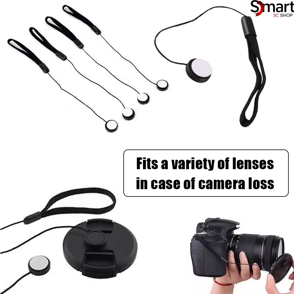 1pc/5pcs Keeper SLR Camera Lens Cap Belt Holder Cover Cord Cable ...