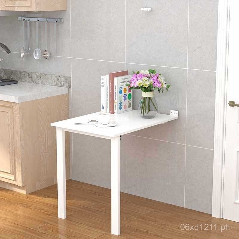 Wall-Mounted Dining Table, Foldable Invisible Table for Small Spaces ...