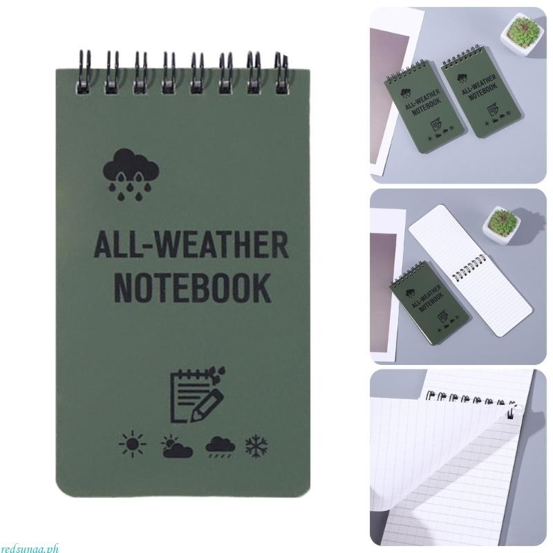 redsunaa Waterproof Notebooks All Weather Pocket Notebook Small ...