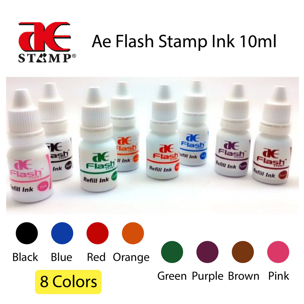 Ae Flash Stamp Ink 10ml | Shopee Philippines