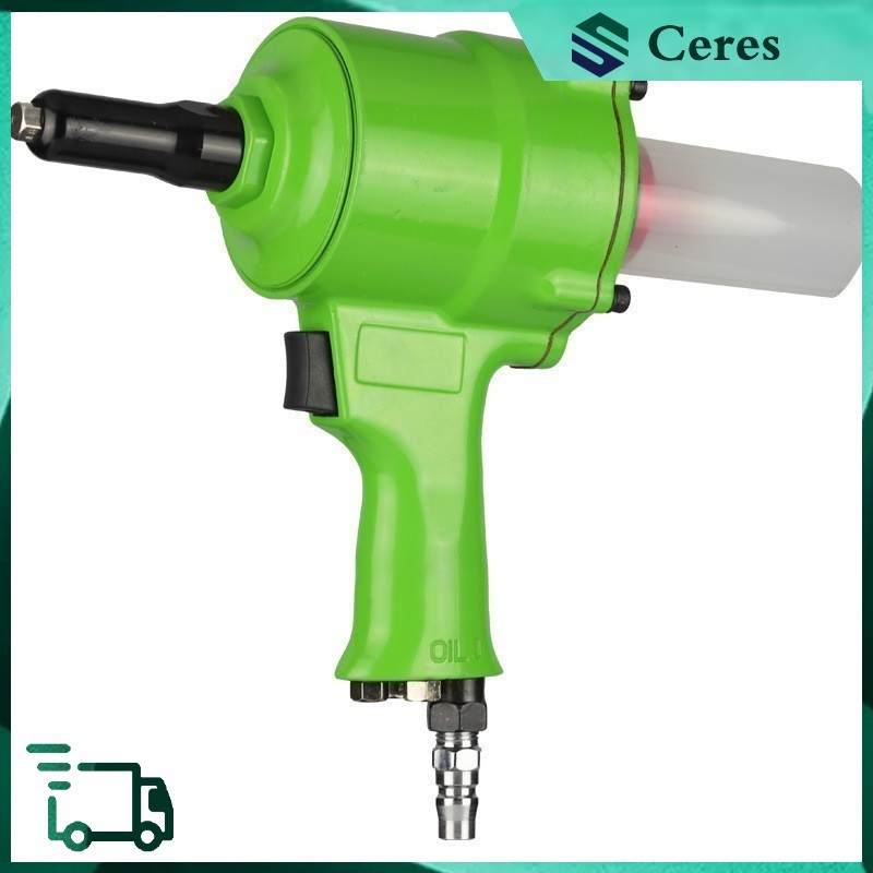 Green Heavy Duty Air Hydraulic Riveter Pneumatic Riveter Core Pulling ...