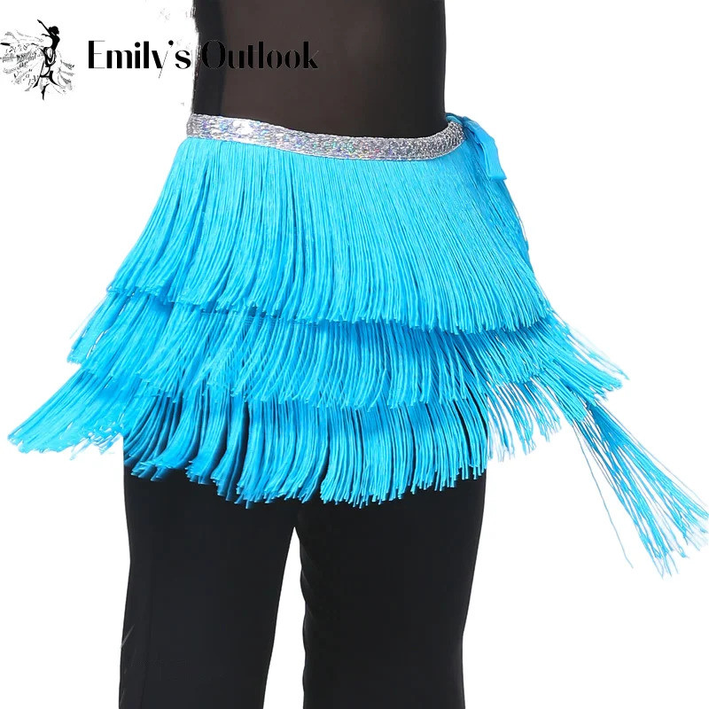 Women Belly Dance Hip Scarf Performance Outfits Tassel Skirt Festival ...