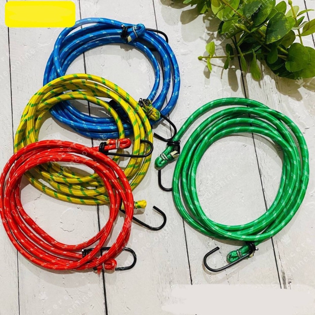 1 meter/1.5 meter/30cm/60cm elastic rope hook bicycle rope tethered ...