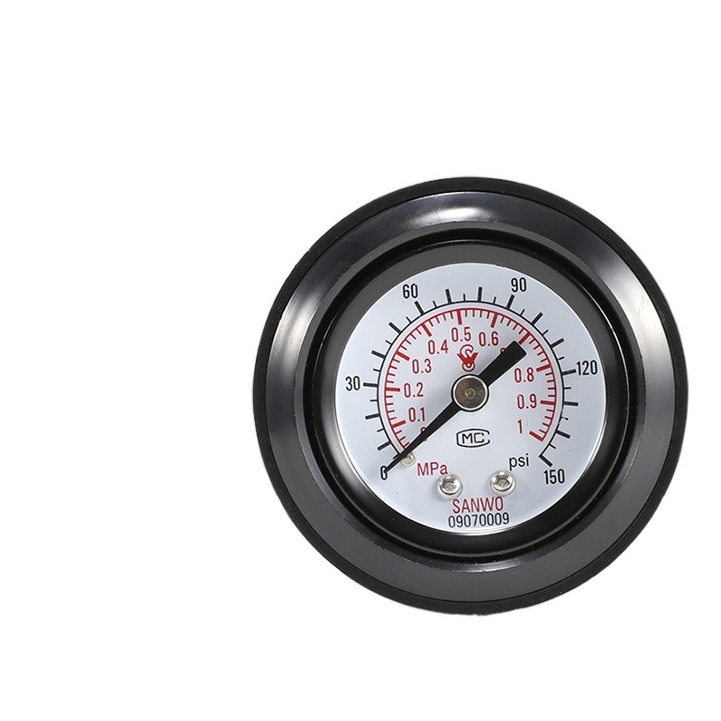 Panel type pressure gauge axial vacuum gauge negative pressure gauge ...
