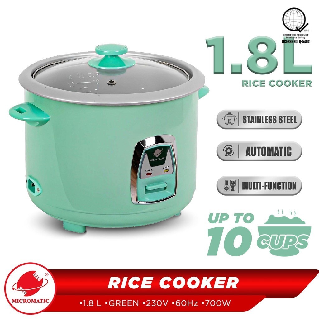 Micromatic Rice Cooker Lowest Price 700W 1.8L Low - Yellow Elephant ...