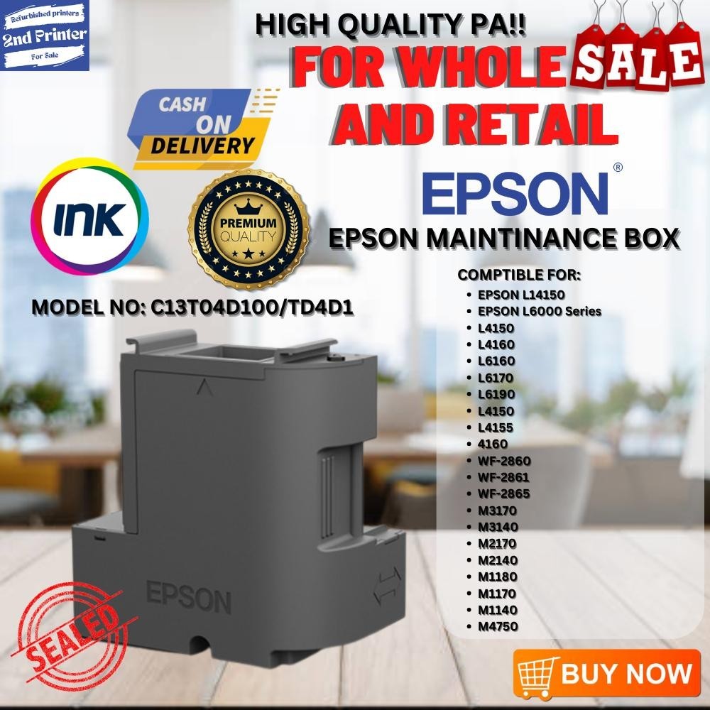 EPSON EcoTank Ink Maintenance Box T04D100 PREMIUM QUALITY for L6000 ...