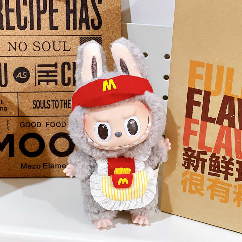 Vinyl Clothes labubu labubu Pendant Clothes 17cm Baby Clothes 10CM ...
