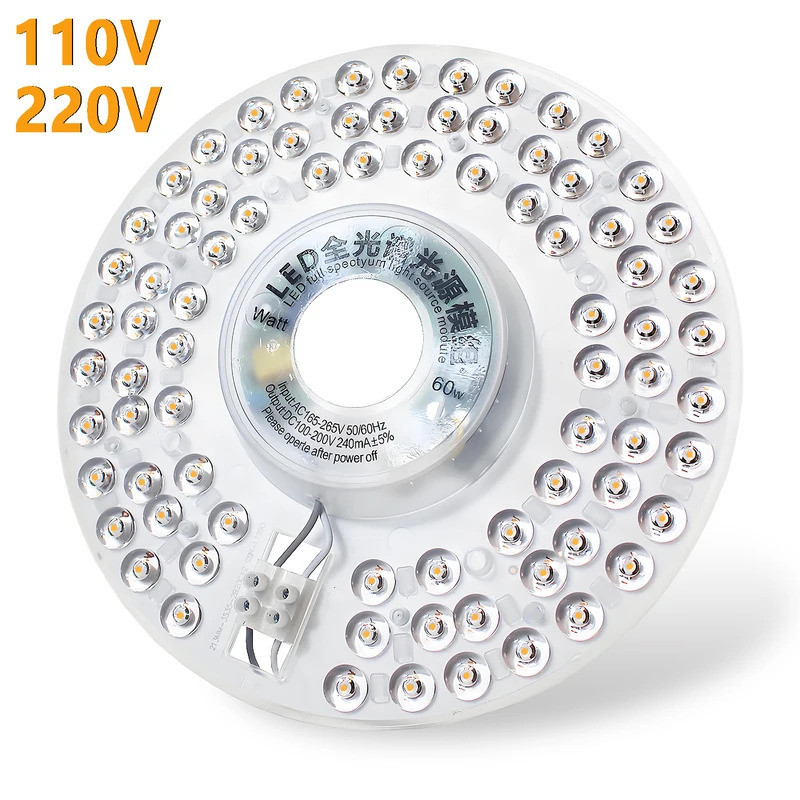 LED Panel Light Ceiling Lights LED Module 220V 110V Ceiling Fan LED ...