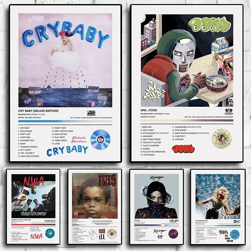 Poster Artistico Capo Plaza - Album Hip Hop, 20 Copertine, Decorazione Per Camera Da Letto O Soggiorno