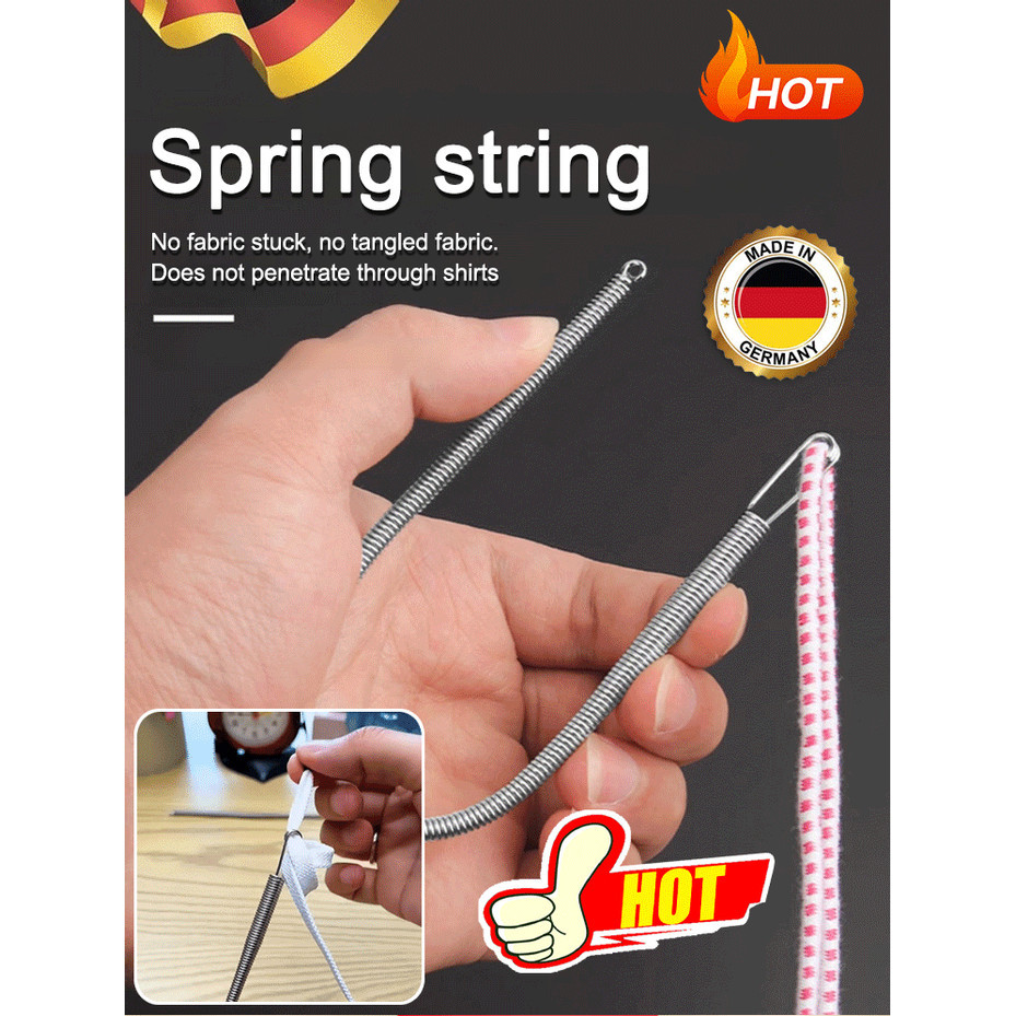 Spring Threader Cord Threading Tool Stainless steel Eyewear rope ...