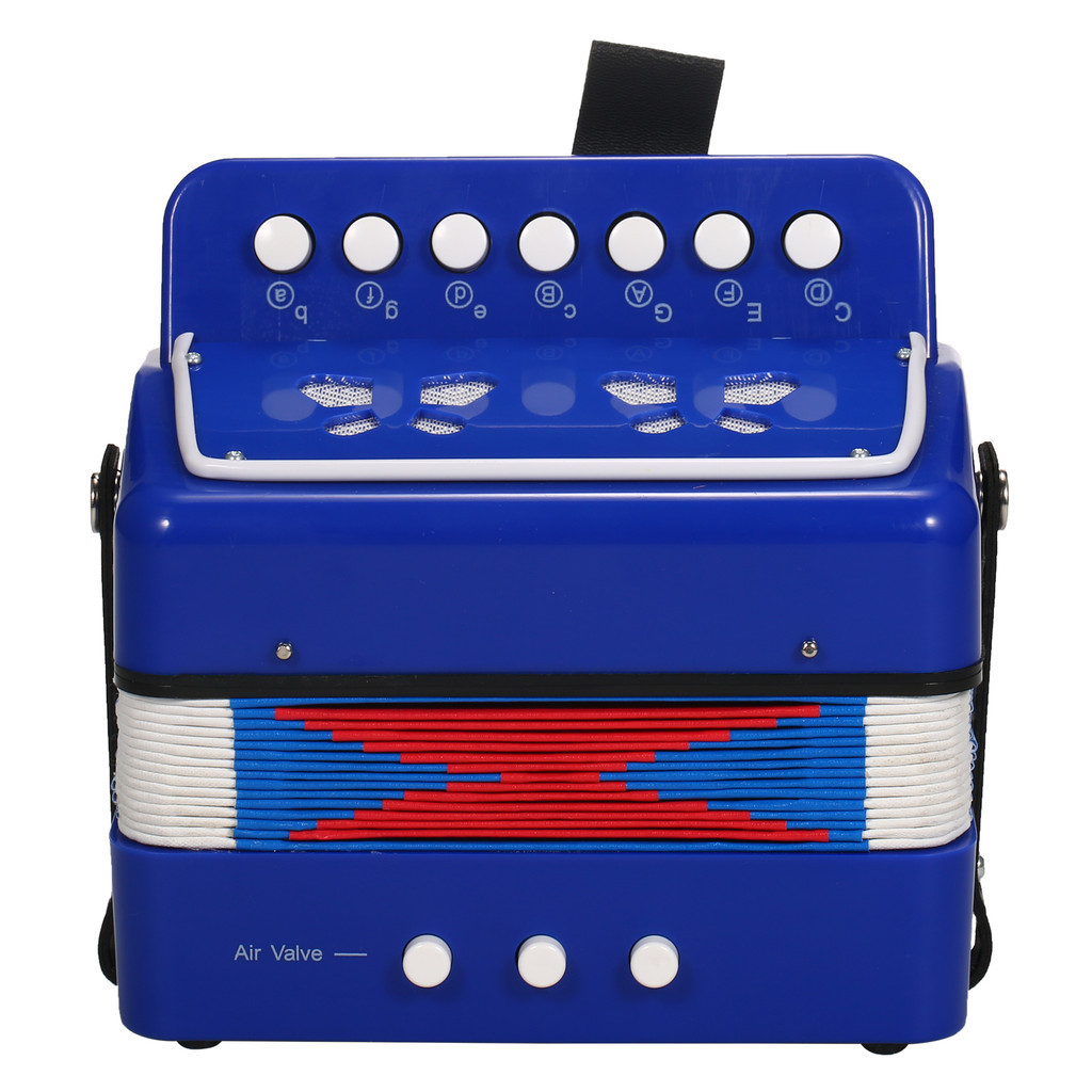 Accordion Instrument 7 Keys 2 Bass Small Accordion Educational Musical ...