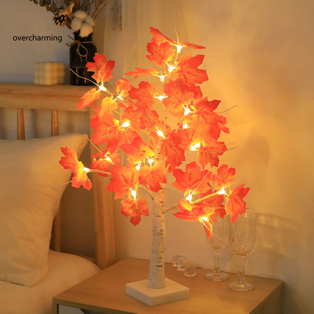 Ambient Room Lighting Led Autumn Maple Tree Lights with Timer Function ...