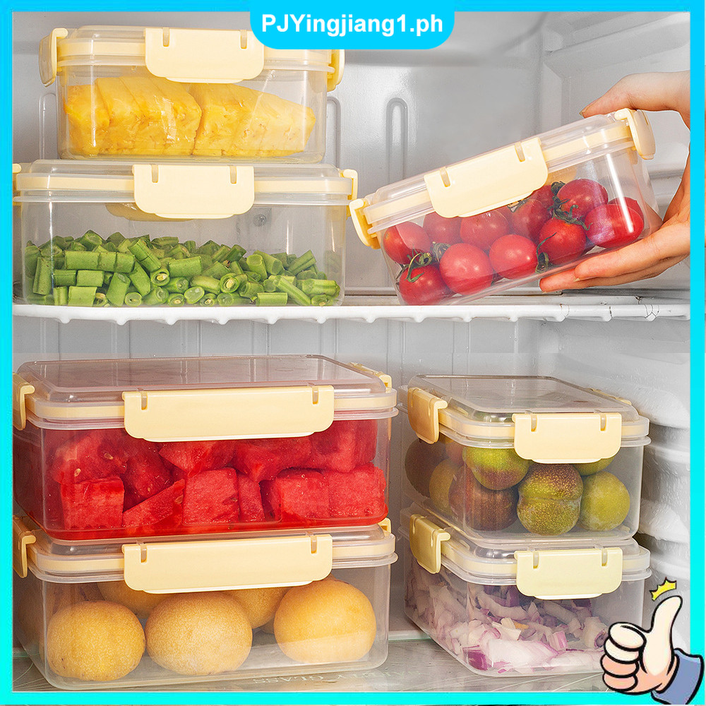 Refrigerator Food Container Microwaveable Refrigerator Fridge Freezer ...