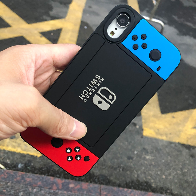 3D Silicon Switch Gamepad Shaped Phone Casing for iPhone 16 15 14 13 12 ...