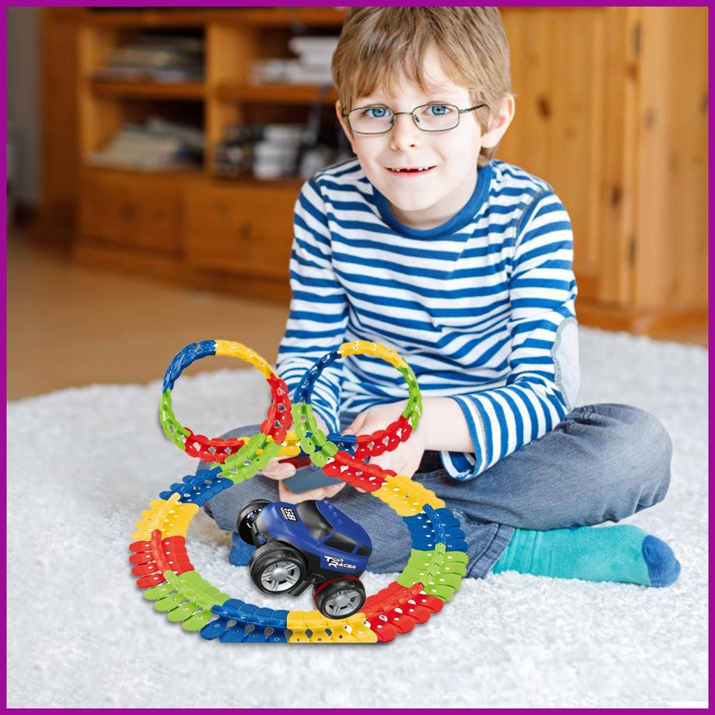 Race Car Track Set Funny Changeable Race Car Track Toy Early ...