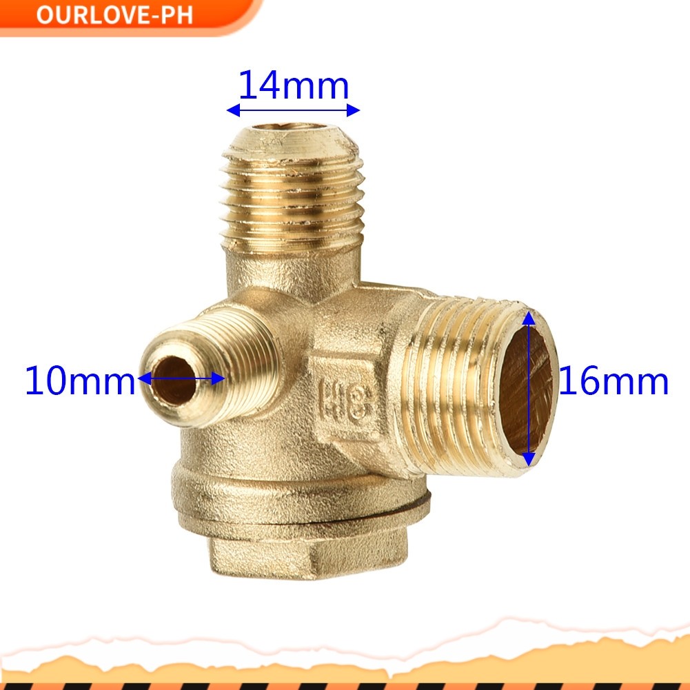 【OURLOVE】Air Compressor Accessories Air Pump Check Valves Cutoff Valve