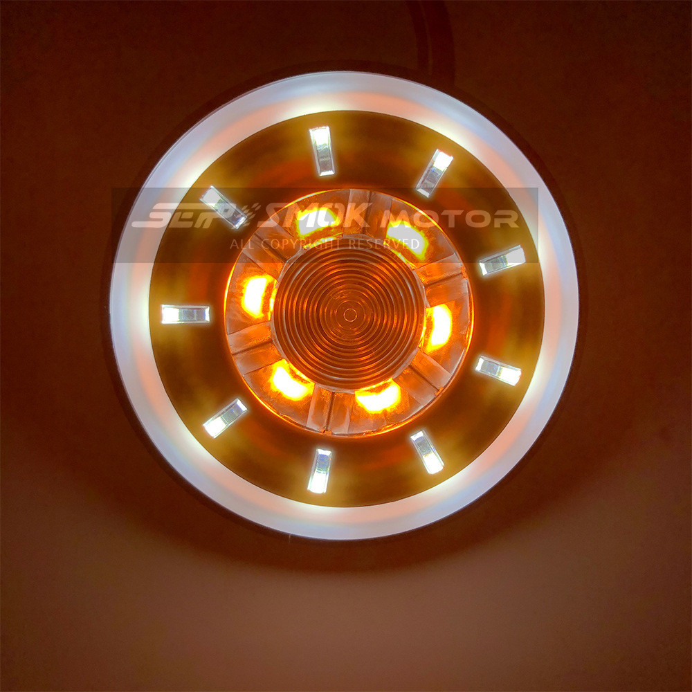 Motorcycle Modified KOSO Swift Eagle Wildfire Pedal LED Reflector Light ...