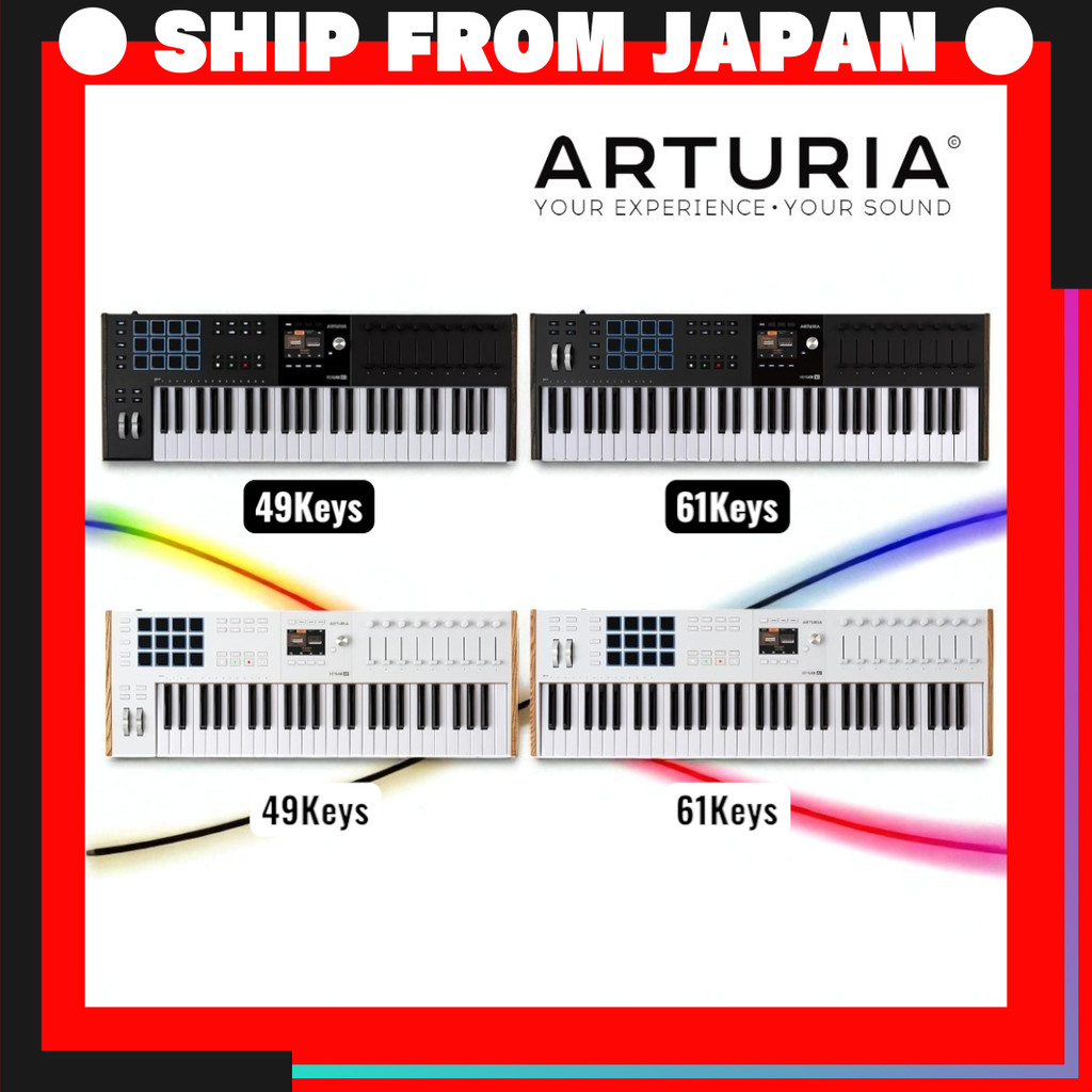 Arturia KeyLab MK3 49/61‑Key Velocity & Aftertouch MIDI Controller ...