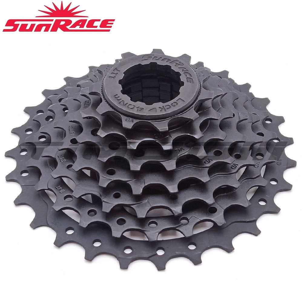 SUNRACE Pignone Per Bici – Vite Su Ruota Libera Cassetta 5/6/7/8 Velocità, Acciaio Resistente