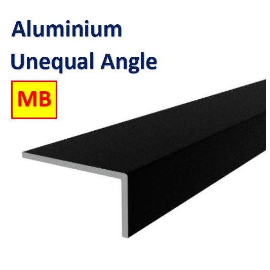 Dark Bronze Aluminium Unequal Angle Bar MB Aluminium Angle Corner L ...