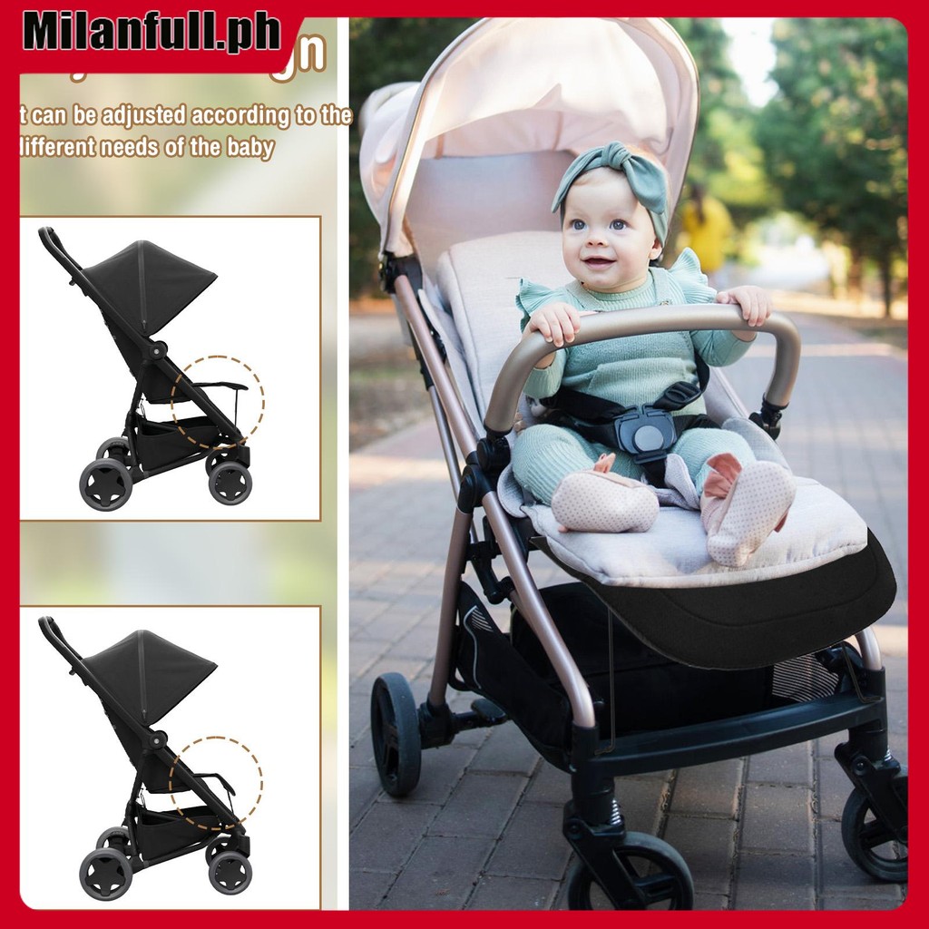 Practical Stroller Leg Rest Mesh and Metal Stroller Footrest Extender ...