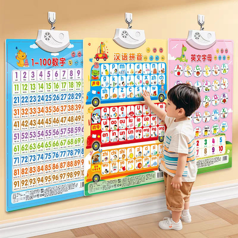 Chinese Pinyin Alphabet Wall Stickers First Grade Reading Learning ...
