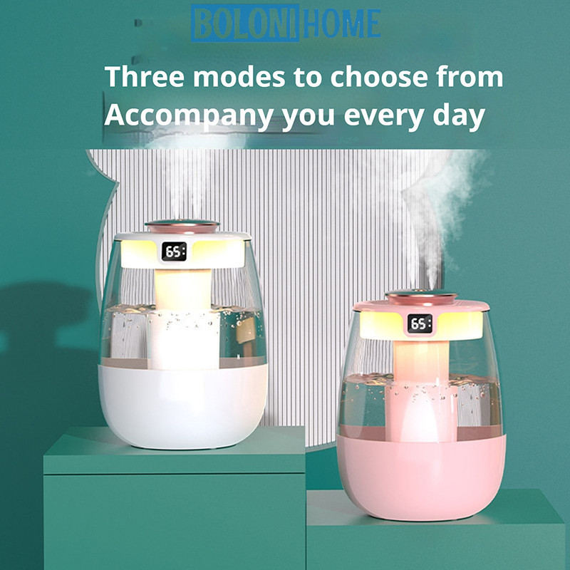 Ultra Quiet Cool Mist Desktop Humidifier Large Capacity High Fog Volume ...