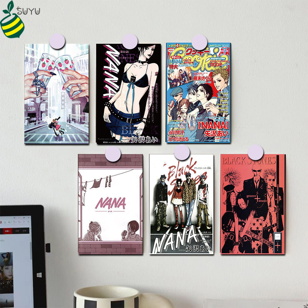 10pcs Classic Anime NANA Wall Poster Stickers Bedroom Decor for Teen ...