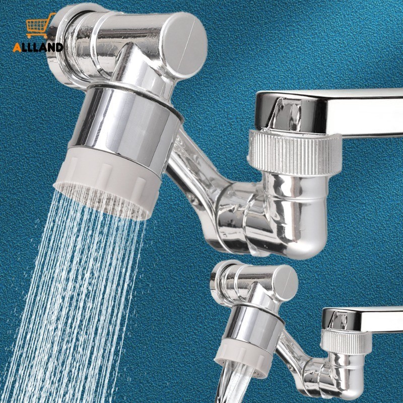 1080° Swivel Robotic Arm Extension Faucet Dual Mode Sprayer Head