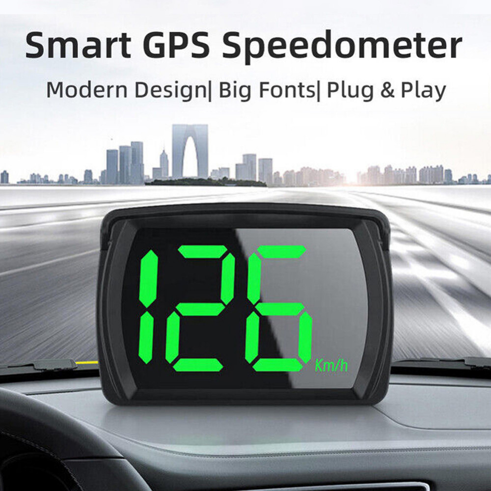 Universal Digital GPS Speedometer HD LCD Display Smart Digital Speed ...