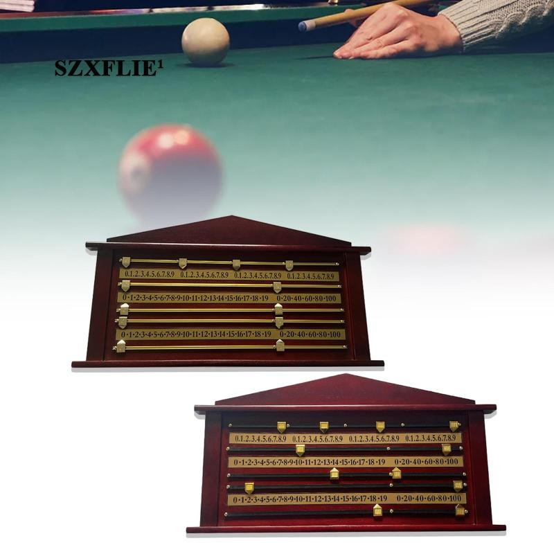 [Szxflie1] Shuffleboard Wall Mounted Scoreboard Snooker Billiard Score