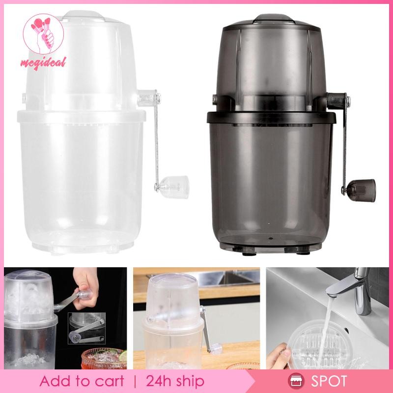 [MEGIDEAL] Manual Ice Crusher Making Drinks Lightweight Convenient