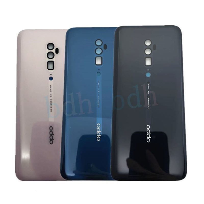 For OPPO Reno 10X zoom Back Glass Battery Cover Rear Door Case Housing  Cover Adhesive Sticker Replacement Parts