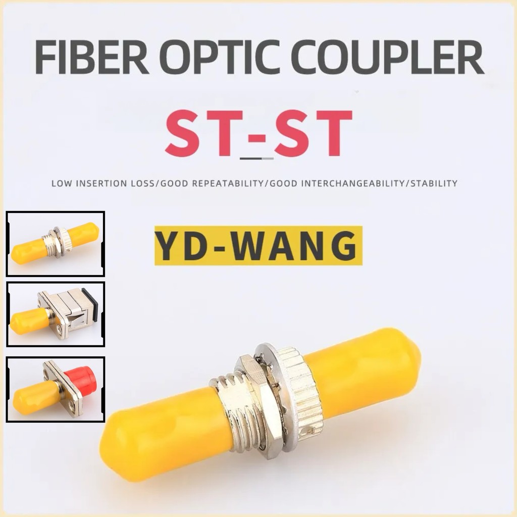 10PCS FTTH ST-ST/ST-SC/ST-FC UPC Fiber Optic Adaptor ST Coupler UPC ...