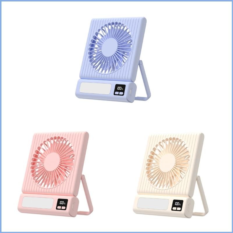 EZR Compact Pocket Fan With 1800mAh Power Cooling Fan USB Rechargeable ...