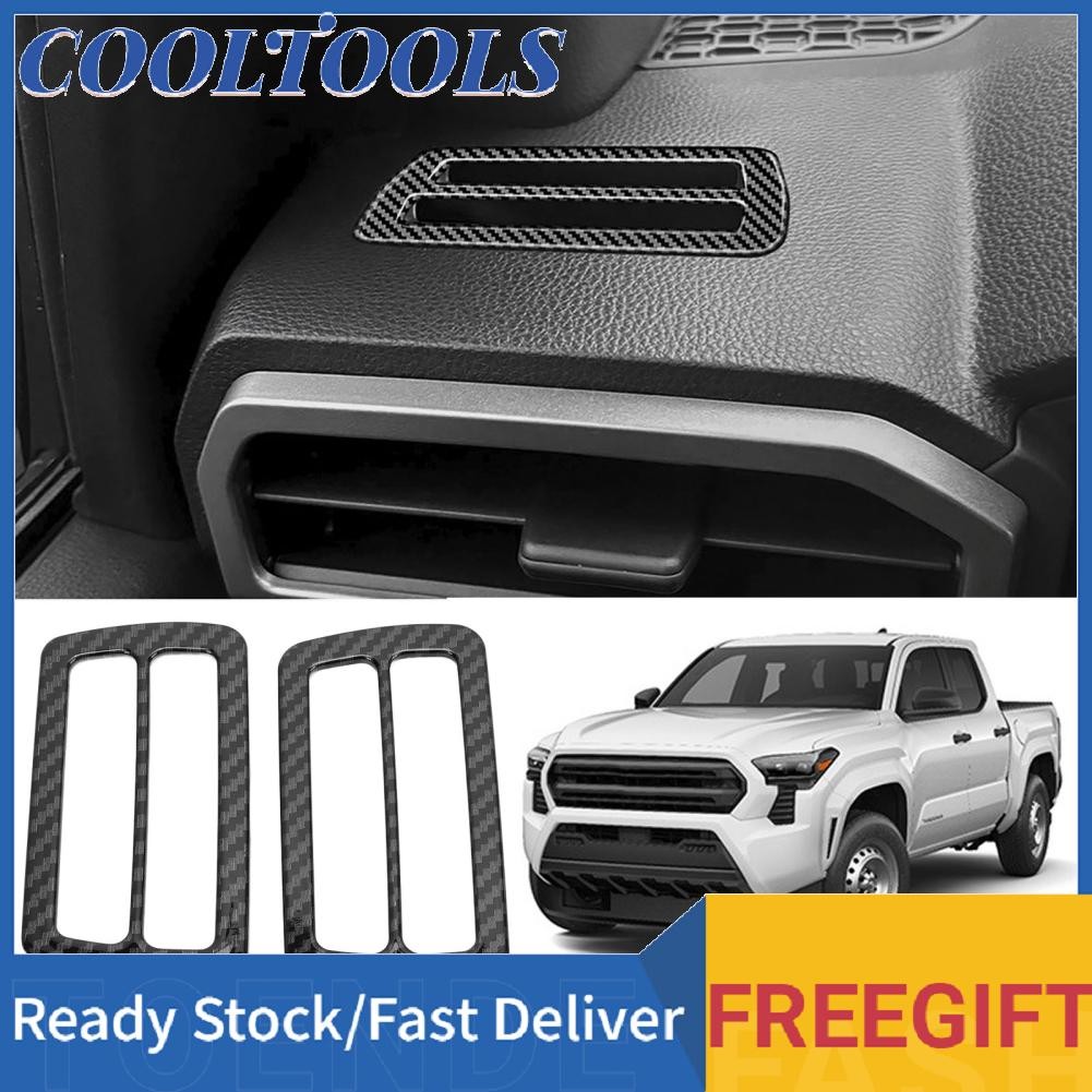 Cooltools Car Dash Air Outlet Frame Dashboard Side Vent Trim Carbon