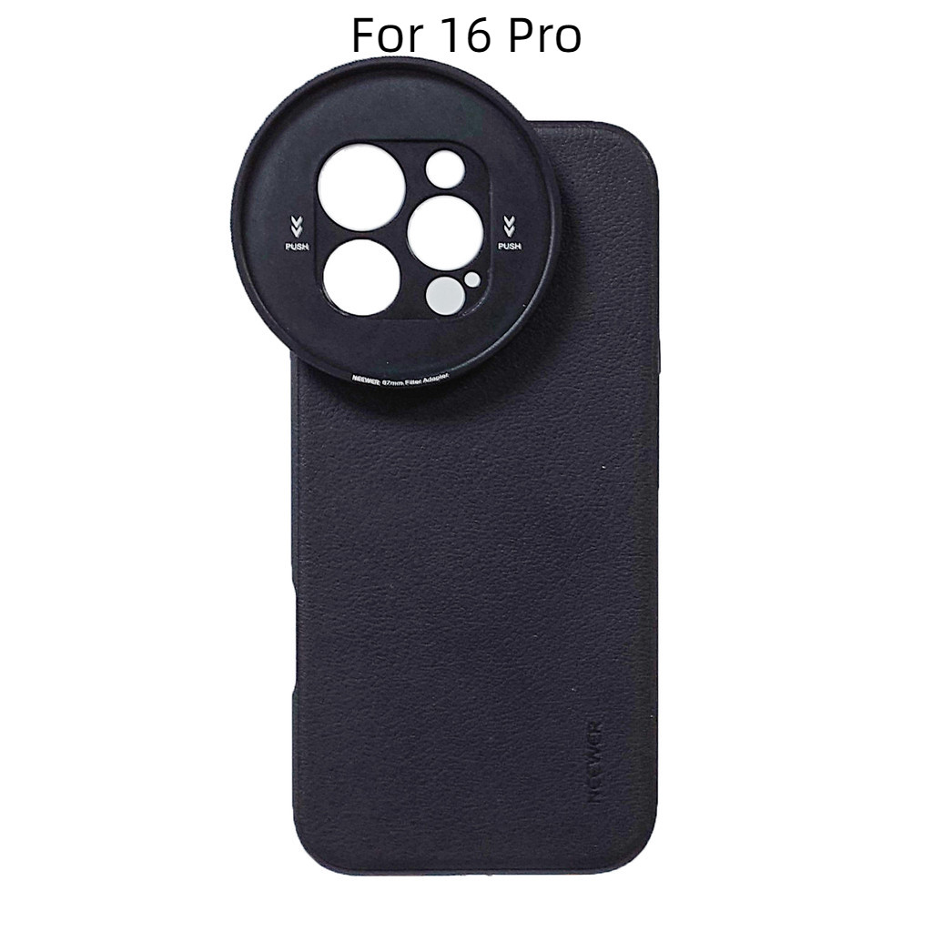 Pare-soleil Magnétique Pour IPhone 16 Pro (PA083) - Intérieur Velours Anti-reflet, Fixation Rapide 1/4", Similicuir étanche - 8