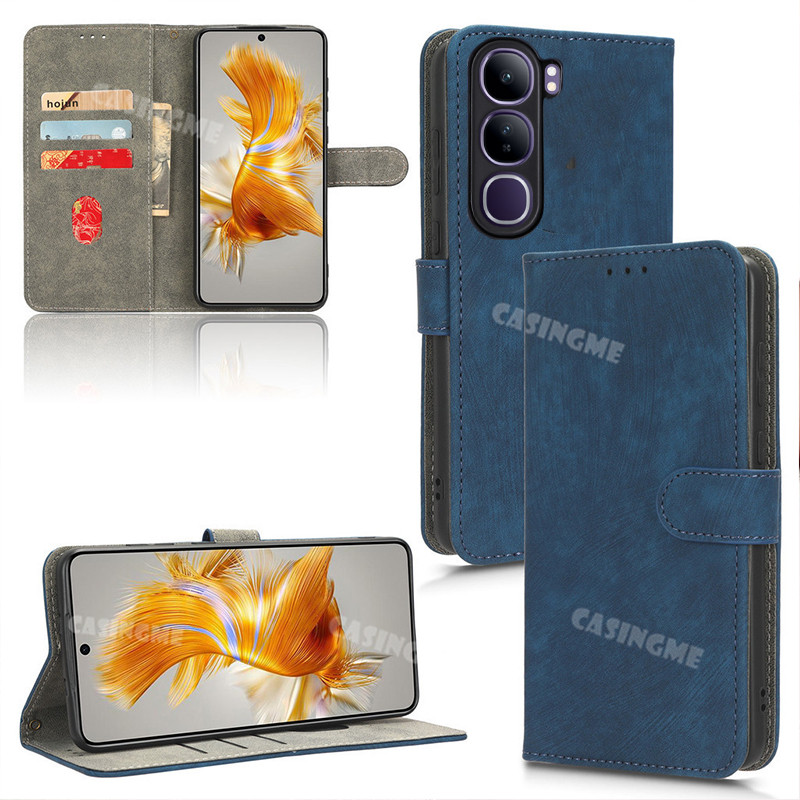 Vivo Y31d 2025 Flip Matte Leather Casing For Vivo Y21d Y21d VivoY21d ...
