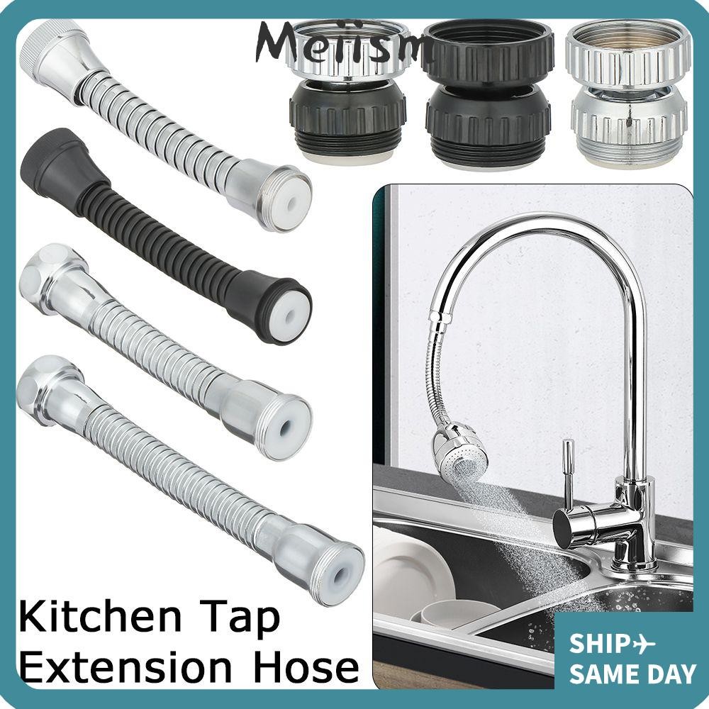 MEIISM Kitchen Tap Extension Hose Water Pipe Connection Faucet