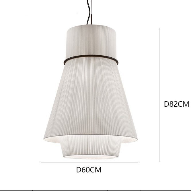 Japanese Style ClothCraft Hanging Lamp Restaurant Modern Minimalist