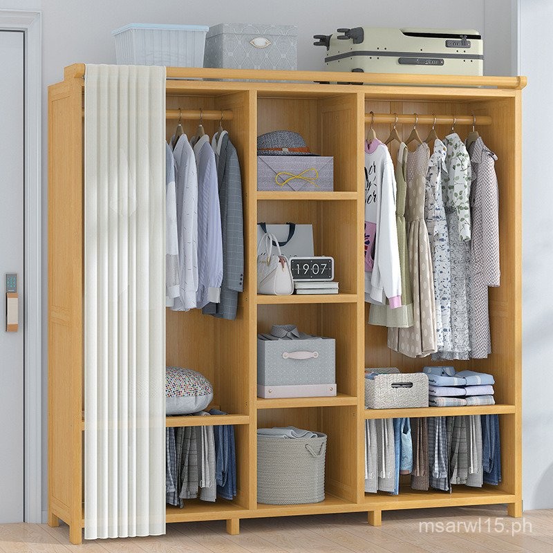 Dustproof Simple Rental Assembly Wardrobe Hanging Clothes Area Multi ...