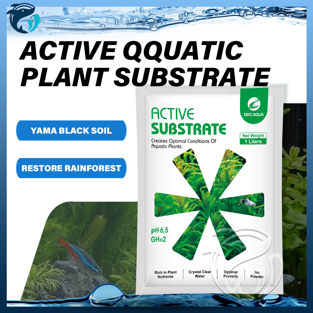 Aqua Plants Mud Plants Aquarium Active Substrate Bed Black Soil ...
