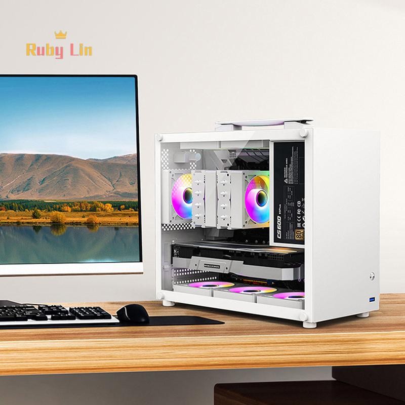 Ruby Lin Translation Gaming Computer Case With Grip Handle Cooling PC ...