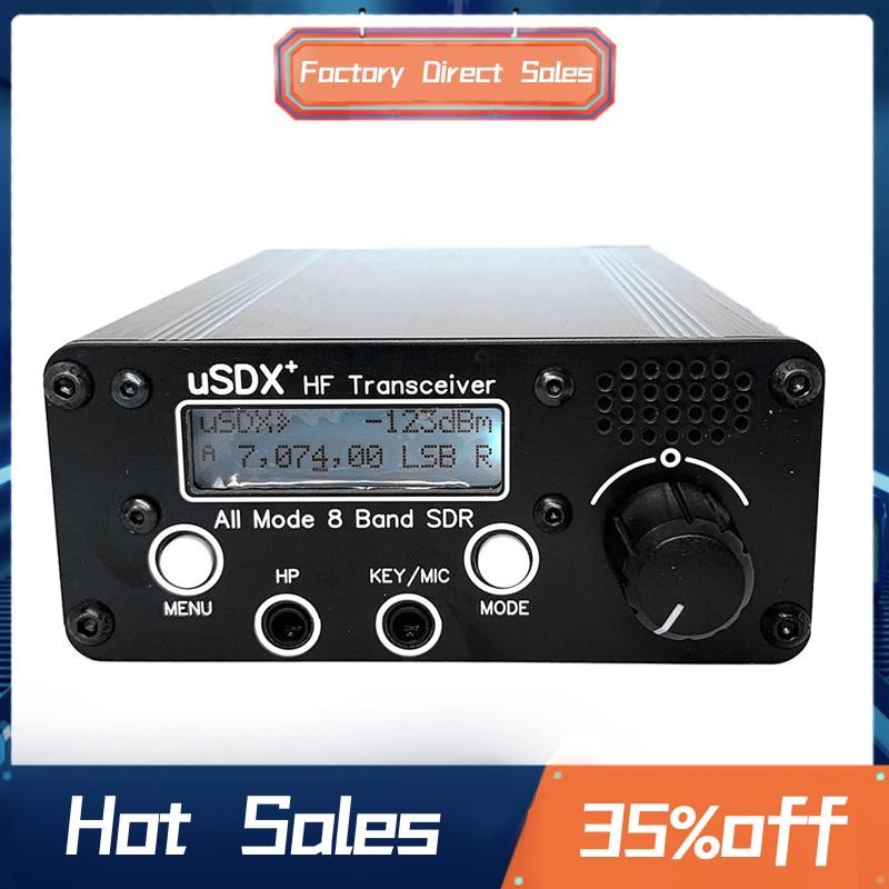 On Sale 3-5W USDX+ SDR Transceiver All Mode 8 Band HF Ham Radio QRP CW ...