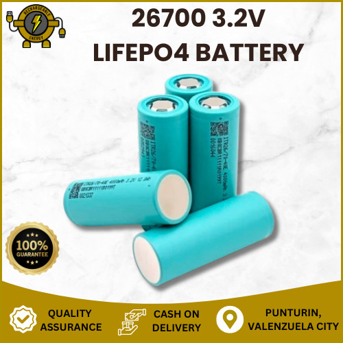 26700 4000mah / 5000mah Rechargeable Lithium Iron Phosphate Lifepo4 ...