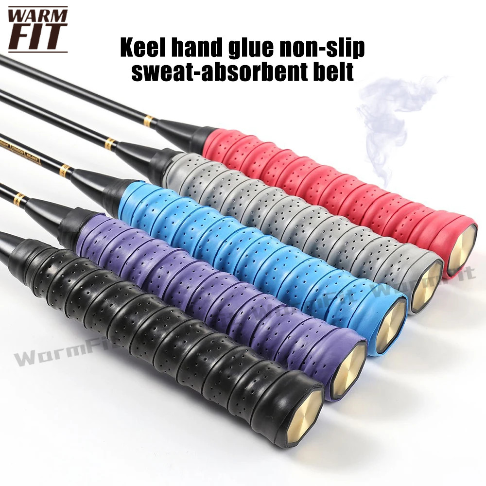 Badminton Racket Grip Keel Sweat-Absorbing Hand Glue Fishing Rod ...