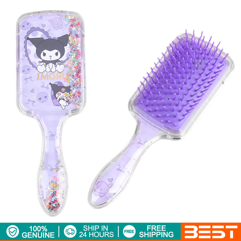 Sanrio Cartoon Air Cushion Comb Kuromi Square Anti Static Massage Hair 