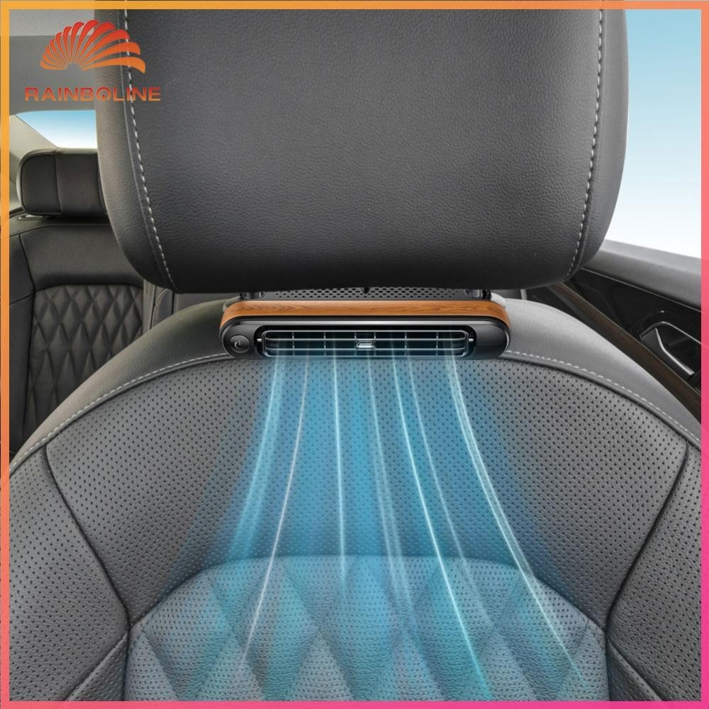 Rain Backseat Cooling Fan Vehicle Rear Headrest Fans 5V for Mini Cars